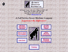 Tablet Screenshot of apeinc.com